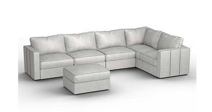 Lovesac – 6 Seats + 8 Sides Luxe Chenille &amp; Standard Foam – Tonal Sterling - SKU_1772863264147_304