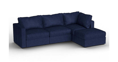 Lovesac – 4 Seats + 5 Sides Corded Velvet &amp; Standard Foam – Sapphire Navy - 1772865003430_461