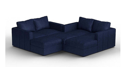 Lovesac – 7 Seats + 8 Sides Corded Velvet &amp; Standard Foam – Sapphire Navy - 1772603037927_55