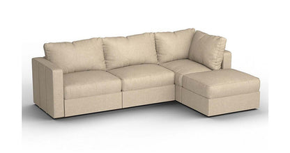 Lovesac – 4 Seats + 5 Sides Combed Chenille &amp; Lovesoft – Tan - 1772606827628_912