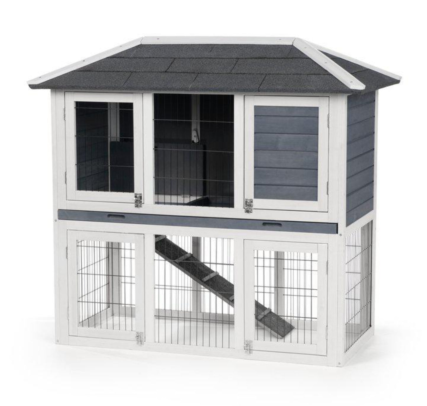 Prevue Pet Rabbit Hutch Duplex - 4601