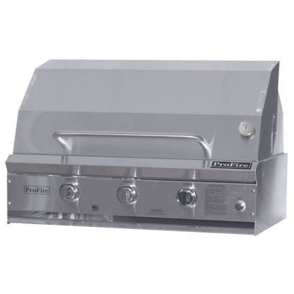 ProFire Briquette Series 36-Inch Built-In Infrared Hybrid Grill - BQPF36GIH-N
