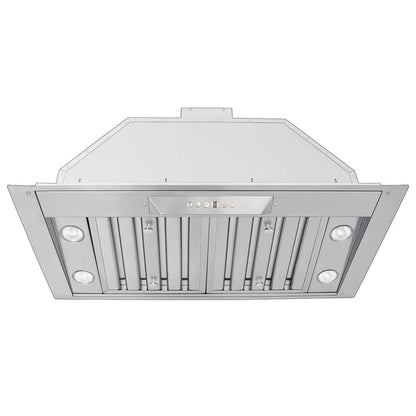 Range Hood Insert/Liner, 15, 18 or 21 inch Deep Options, Ducted, 600/1200 CFM, Stainless Steel | Proline PLJL Hurricane - Hurricane PLJL INS.28.15D