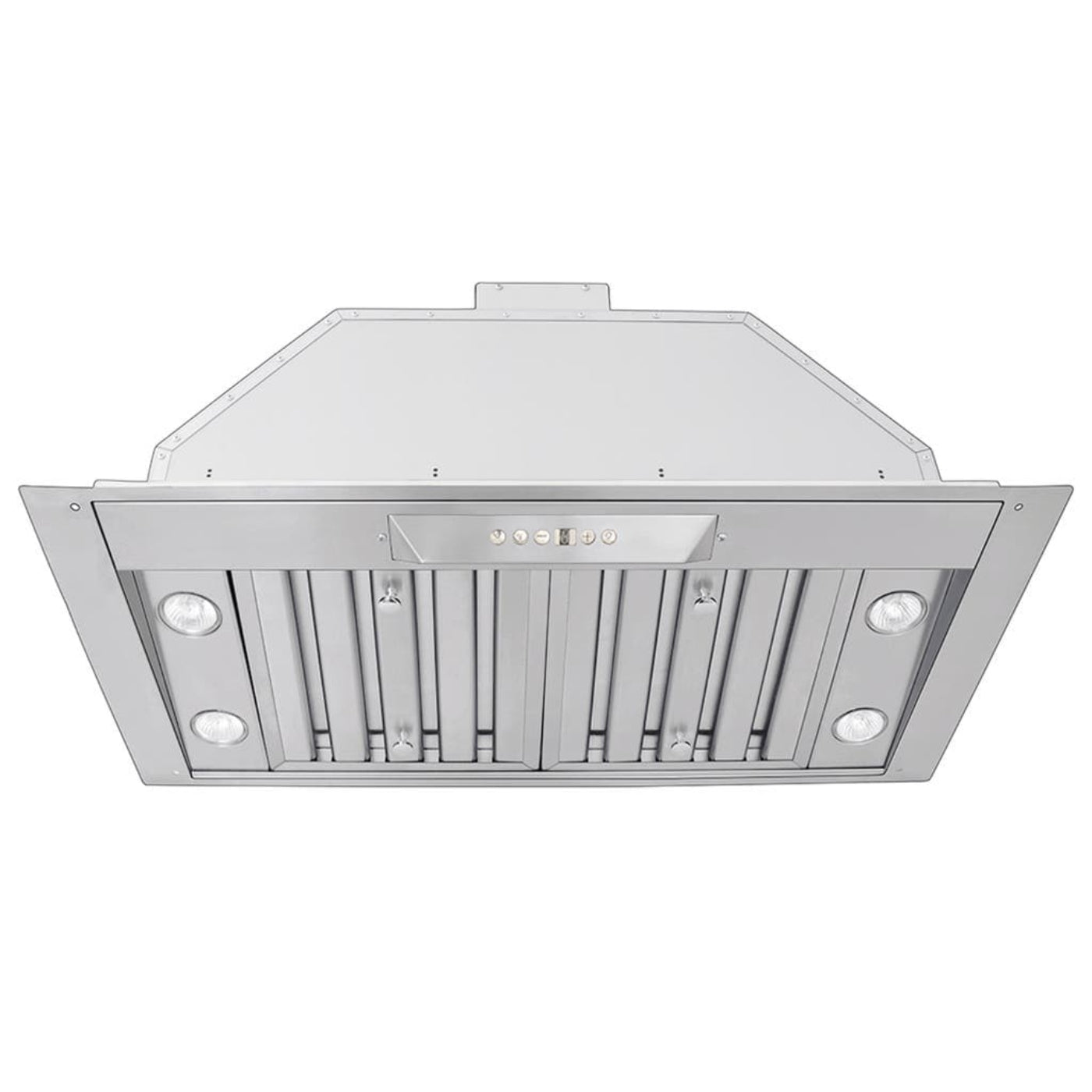 Range Hood Insert/Liner, 15, 18 or 21 inch Deep Options, Ducted, 600/1200 CFM, Stainless Steel | Proline PLJL Hurricane - Hurricane PLJL INS.28.15D