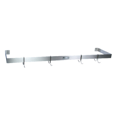John Boos PRW15 Wall Mount 120" Single Bar Pot Rack - JBPRW15