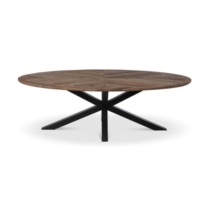 Park Hill Nolan Crossed Leg Oval Dining Table  - EFT26157