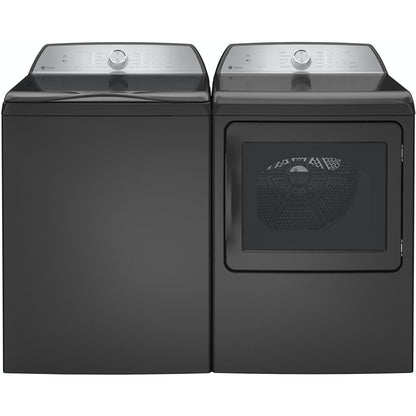 GE Appliances Profile 28 Inch Top Load Smart Washer & GE Profile 27 Inch Electric Dryer - PTW605BPRDG