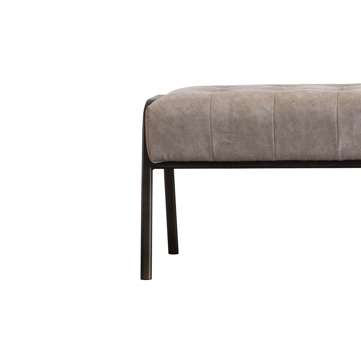 New Pacific Direct Venturi PU Leather Tufted Bench 9900025-278