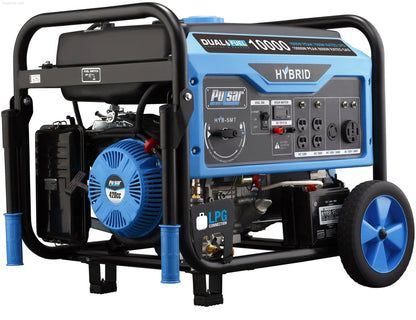 Aurora Generators Pulsar PG10000B16- 10,000W Dual Fuel Portable Generator with Switch & Go Capability - PowerGen USA - PG10000B16