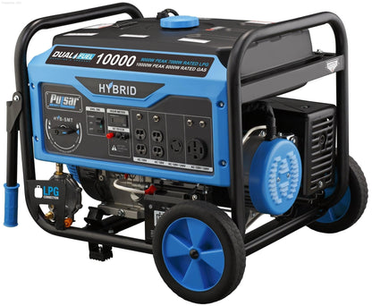 Aurora Generators Pulsar PG10000B16- 10,000W Dual Fuel Portable Generator with Switch & Go Capability - PowerGen USA - PG10000B16