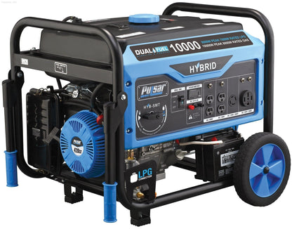 Aurora Generators Pulsar PG10000B16- 10,000W Dual Fuel Portable Generator with Switch & Go Capability - PowerGen USA - PG10000B16