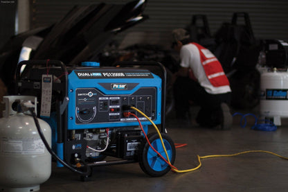 Aurora Generators Pulsar 12000 Watt Generator - Dual Fuel Portable with Electric Start and Switch & Go Technology - PowerGen USA - PG12000B