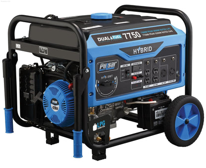 Aurora Generators Pulsar PG7750B- Dual Fuel Generator with Switch & Go Capability - PowerGen USA - PG7750B