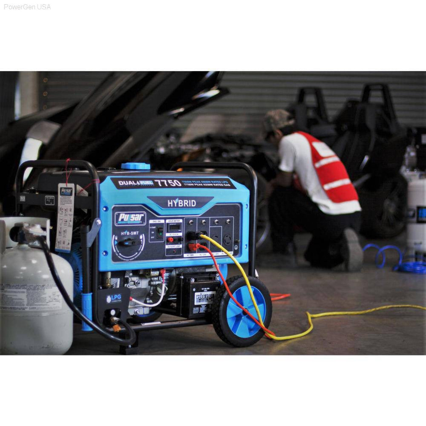 Aurora Generators Pulsar PG7750B- Dual Fuel Generator with Switch & Go Capability - PowerGen USA - PG7750B