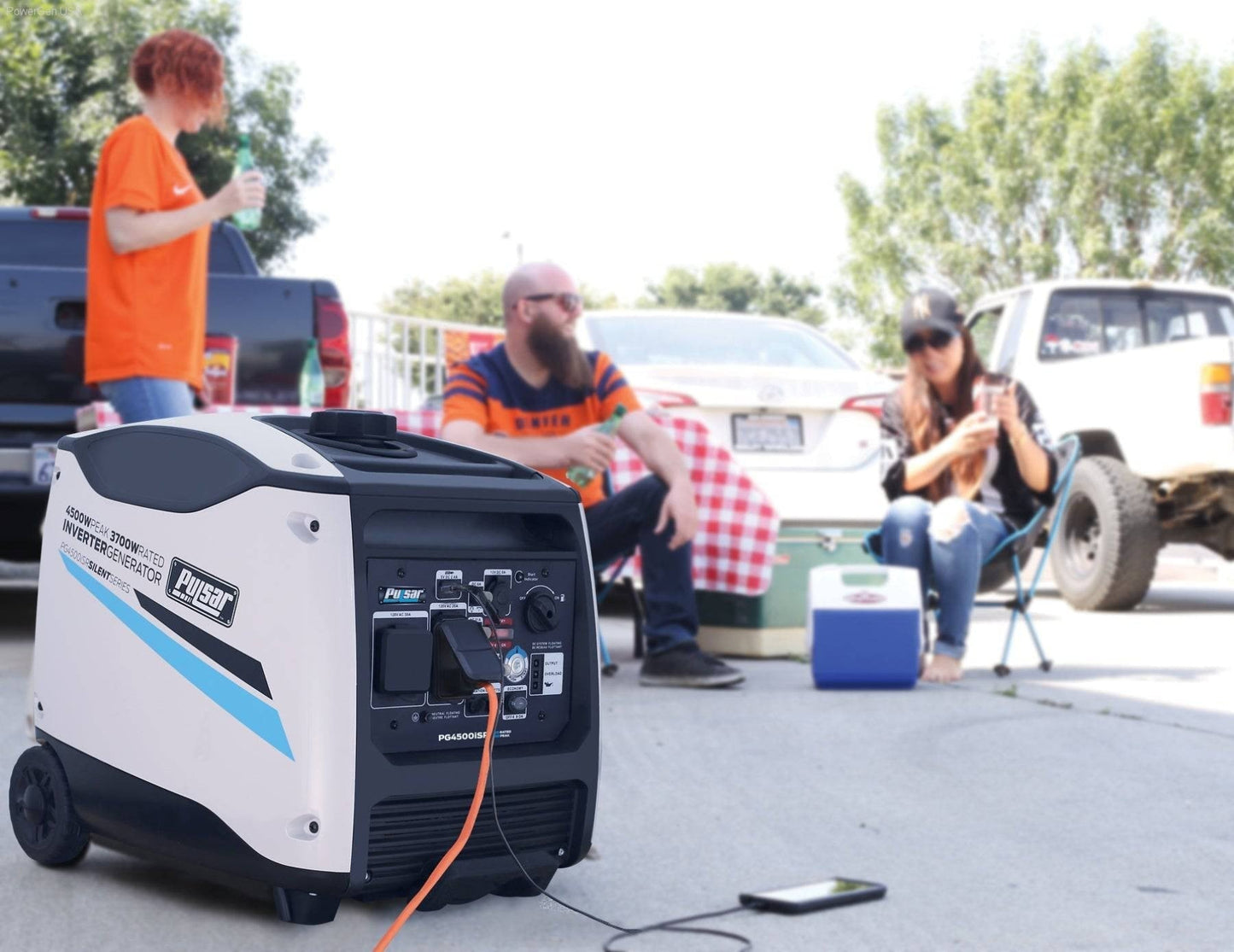 Aurora Generators Pulsar PG4500iSR Inverter 4500W Generator, RATED 3700W | Gas Generators - PowerGen USA - PG4500iSR