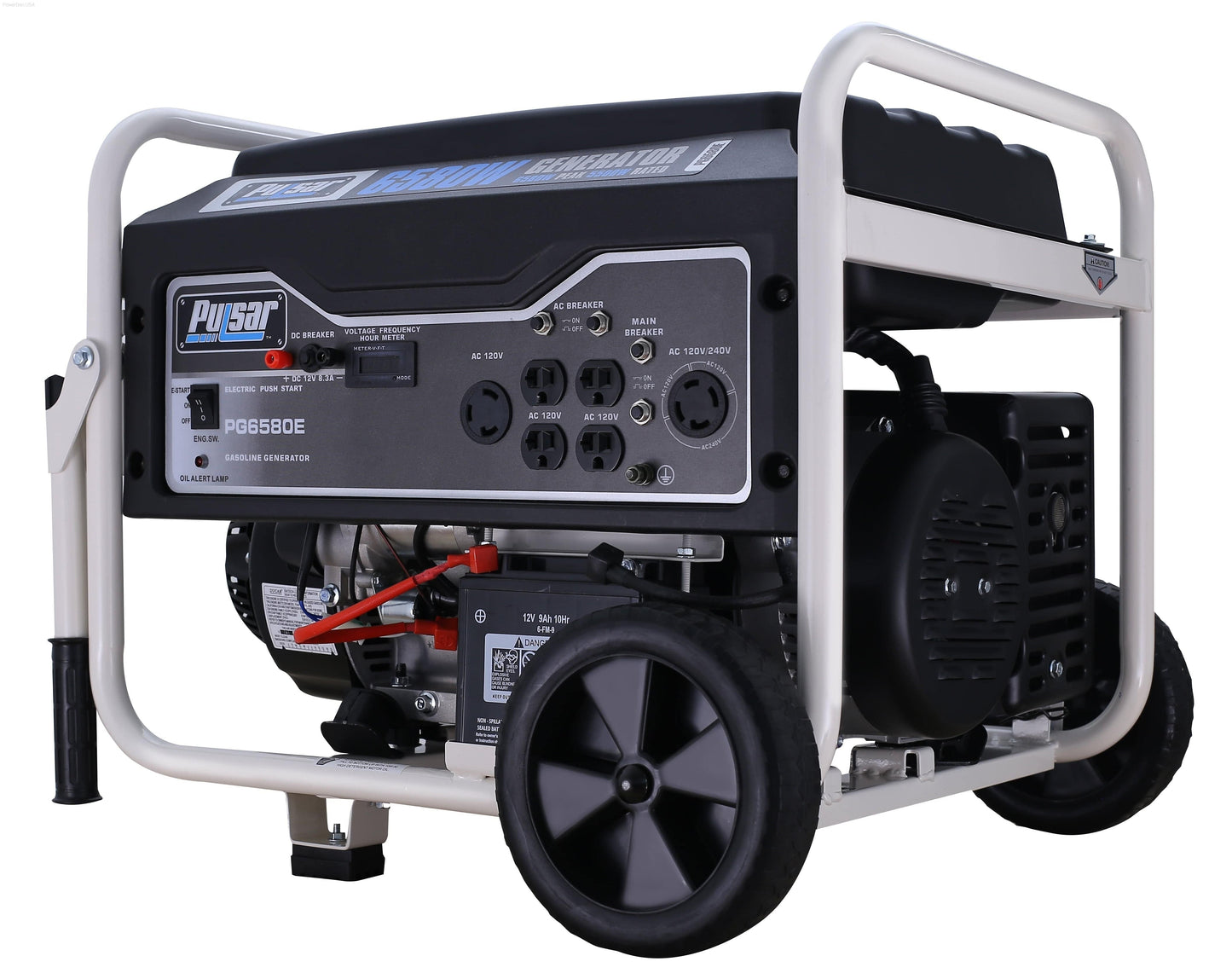 Aurora Generators Pulsar PG6580E-6580W Generator RATED 5500W Carb Approved - PowerGen USA - PG6580E