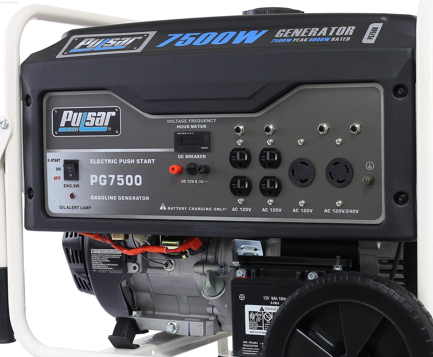 Aurora Generators Pulsar PG7500-7500W Generator RATED 6000W - PowerGen USA - PG7500