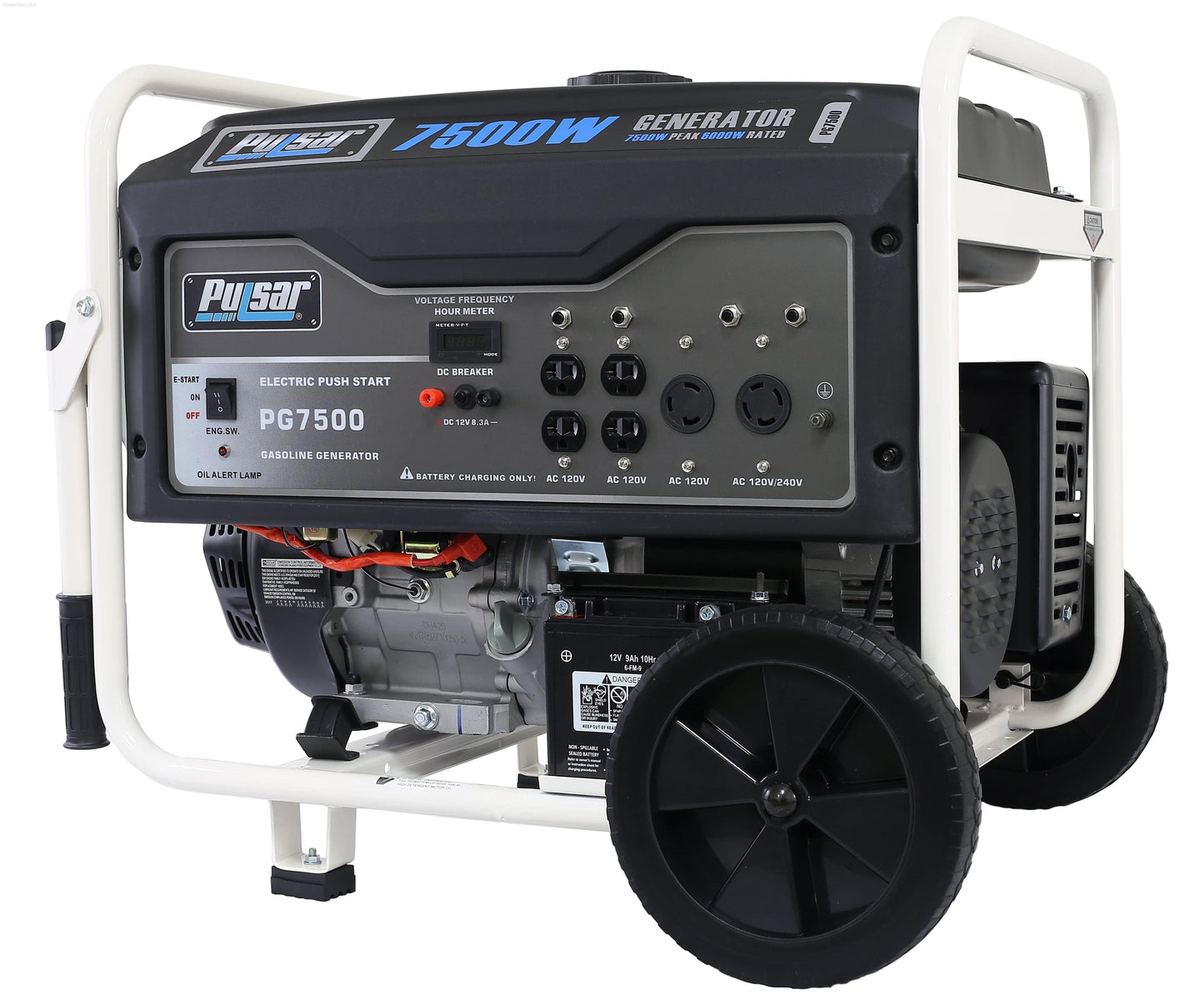 Aurora Generators Pulsar PG7500-7500W Generator RATED 6000W - PowerGen USA - PG7500