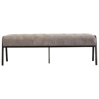 New Pacific Direct Venturi PU Leather Tufted Bench 9900025-278