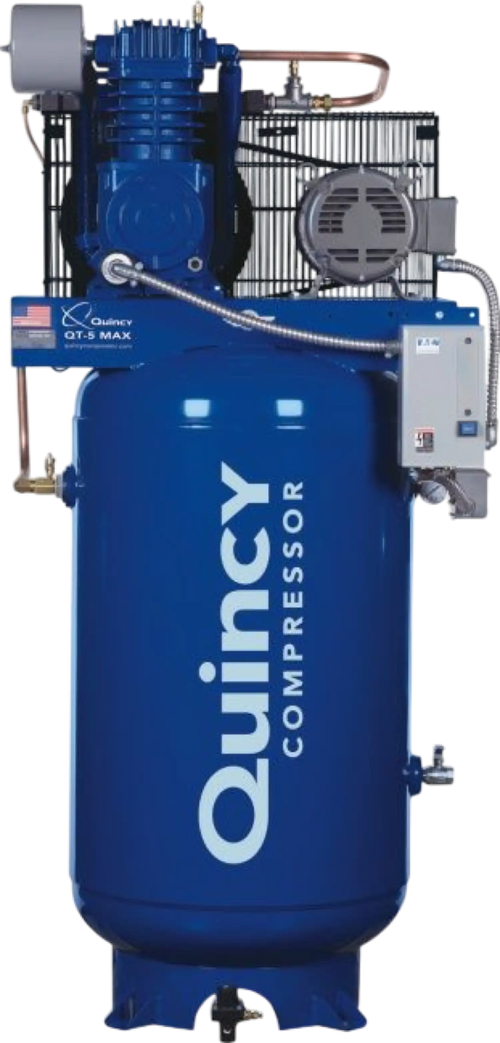 Quincy QT Max Air Compressor 5 HP 80 Gallon Two Stage 1-Phase 230V New - 2020040711