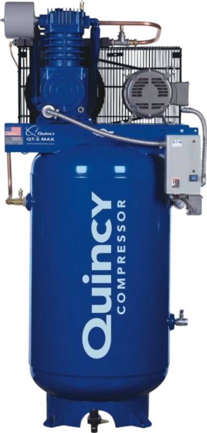 Quincy QT Max Air Compressor 5 HP 80 Gallon Two Stage 1-Phase 230V New - 2020040711