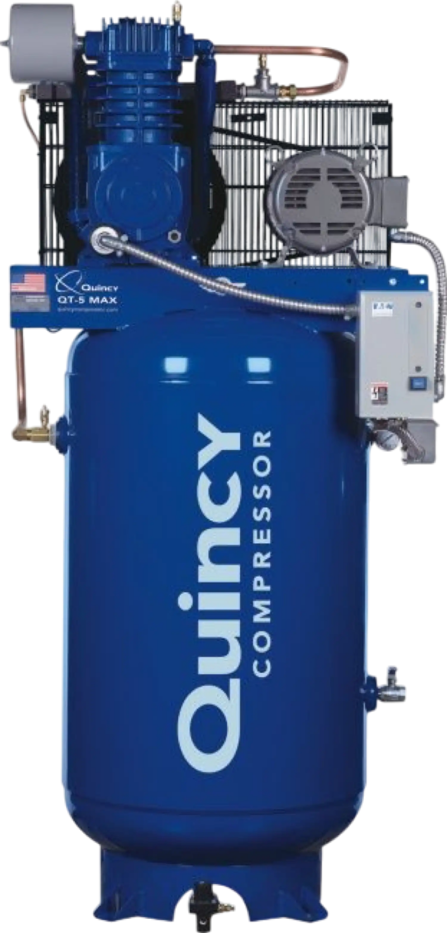 Quincy QT Max Air Compressor 5 HP 80 Gallon Two Stage 1-Phase 230V New - 2020040711