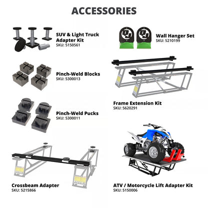 6000TL 6,000-lb. Portable Car Lift Standard Frame