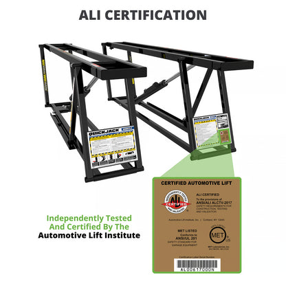 6000TLX 6,000-lb. Portable Car Lift Extended Frame
