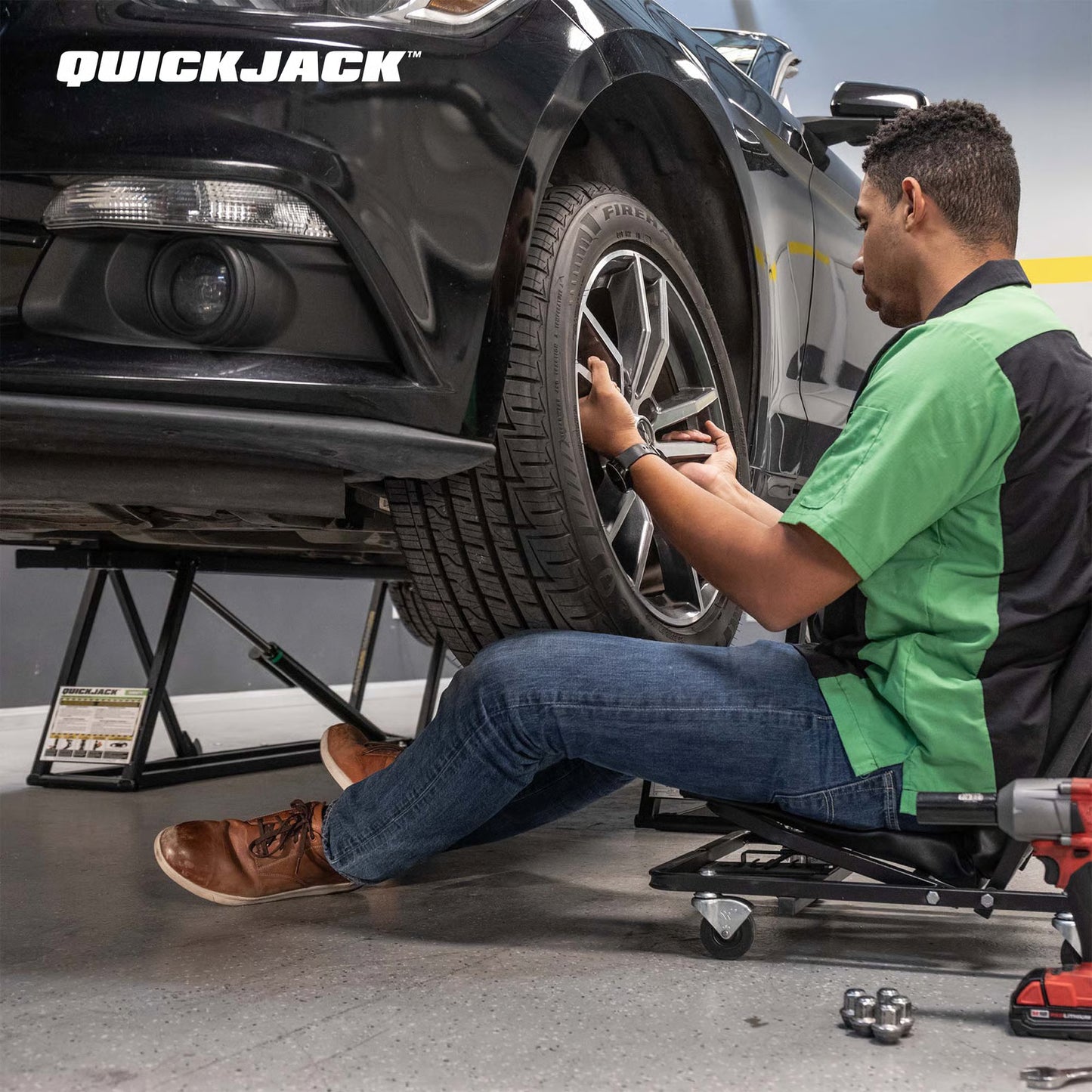 6000TLX 6,000-lb. Portable Car Lift Extended Frame