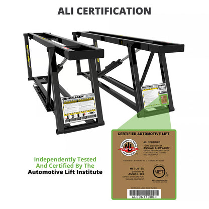 8000TLX 8,000-lb. Portable Car Lift Extended Frame