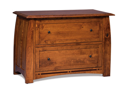 QW Amish Boulder Creek Lateral File with Optional Hutch - 639V-FVL-2144-BC