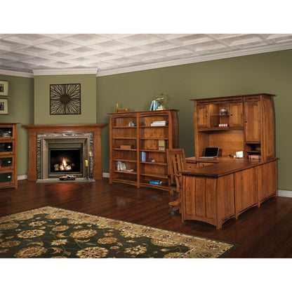 QW Amish Boulder Creek Lateral File with Optional Hutch - 639V-FVL-2144-BC