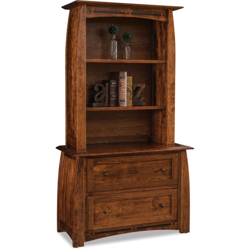 QW Amish Boulder Creek Lateral File with Optional Hutch - 639V-FVL-2144-BC