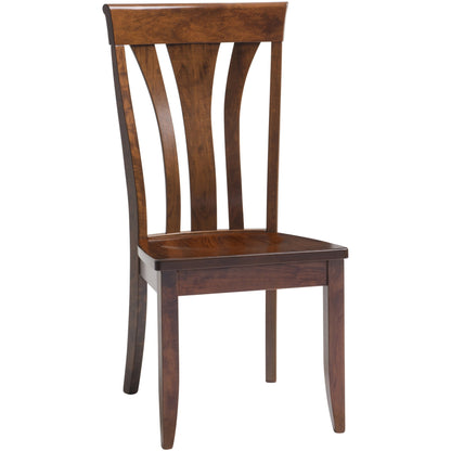QW Amish Dallas Side Chair - 821Y-HUDSON/BROOKE TOP