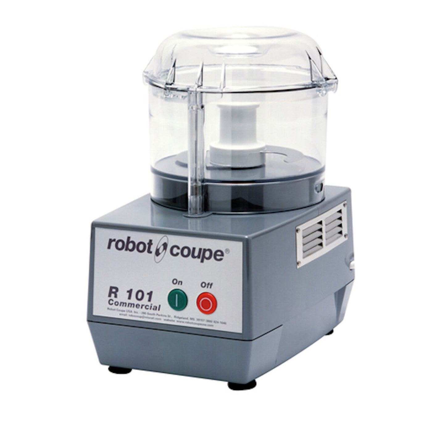 Robot Coupe R101BCLR Commercial Food Processor with 2.5 Quart Clear Bowl - R101BCLRPrime-LOCAL