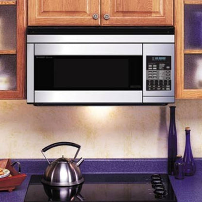 SHARP R1874 R-1874 1.1 Cu. Ft. Over-the-Range Microwave Oven with 850 Cooking Watts & Convection Cooking - R1874-CLR