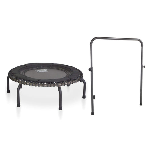 Disc-O-Bed JumpSport 370 PRO Indoor Heavy Duty 39-Inch Trampoline with Handle Bar Accessory - 250176