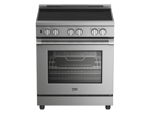 BEKO 30" in Stainless Steel Pro-Style Induction Range in Stainless Steel - PRIR34452SS