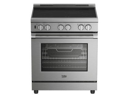 BEKO 30" in Stainless Steel Pro-Style Induction Range in Stainless Steel - PRIR34452SS