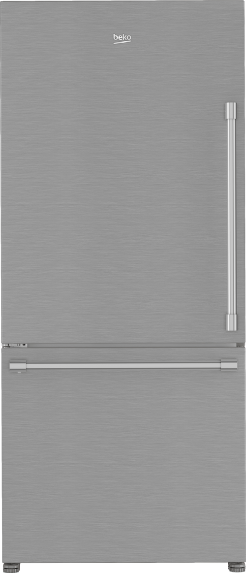 BEKO 30" Bottom Freezer Refrigerator with HarvestFresh in Stainless Steel - BFBD30216SSL