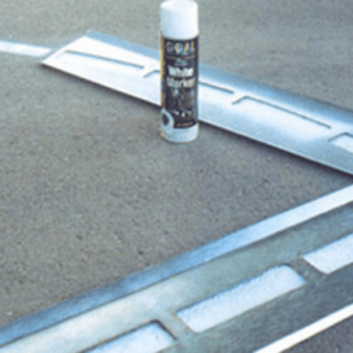Bison Reusable Steel Basketball Court Stencil - CM200