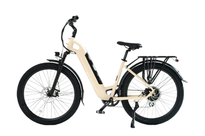 Samson Revi Bikes Oasis E-Bike Lithium Ion 48V 15AH 750W 55 Mile Range 25 MPH New - OASIS-VANILLA