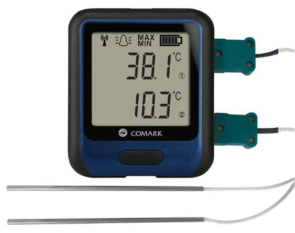 ThermoProbe RF314Dual  WiFi Data Logger with 2 Type K Thermocouple Inputs - RF314Dual