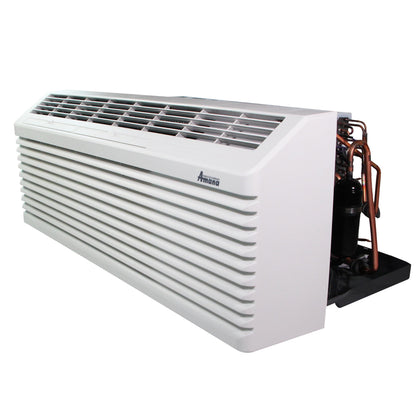 AMANA PTAC 15,000 BTU Air Conditioner Heat Pump PTH153J50AXXX with 5 kW Heater 30 Amp plug R32 - APTH15J50036