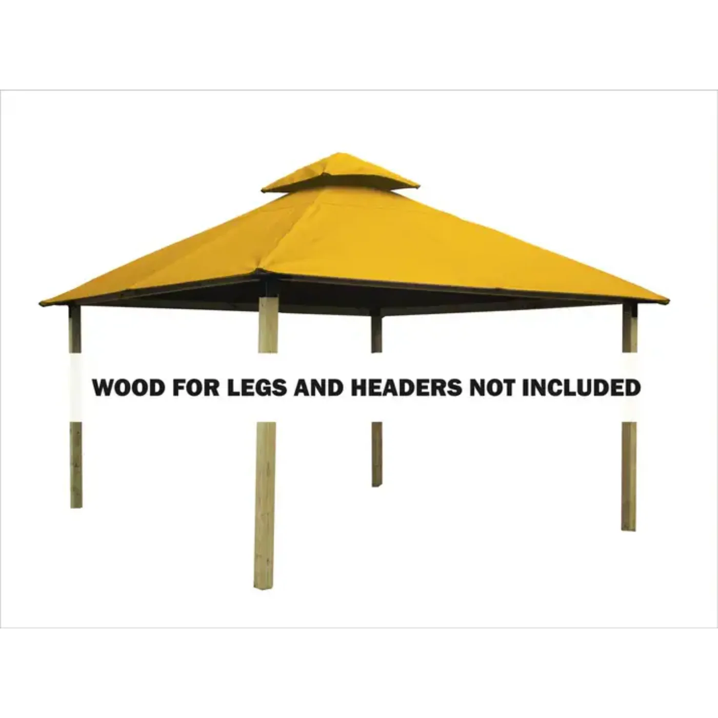 GREE Riverstone Industries ACACIA AGK12-SD 12 sq. ft. Gazebo Roof Framing And Mounting Kit with Sundura Canopy