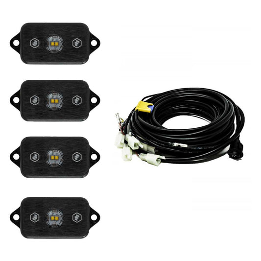Baja Designs LED Rock Light Kit Clear - Bright Illumination + Waterproof