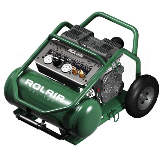 Rolair 5 Gal 2HP 5 CFM 2-Stage 175 PSI Electric Wheeled Compressor - FCOL22LS6