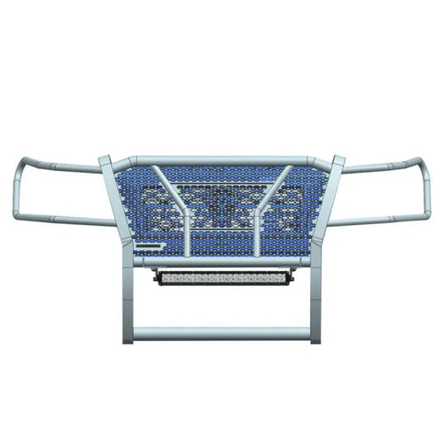 RU-NIFR22-B-K1 Black Horse Rugged Heavy Duty Grille Guard Kit - BLKUNIFR22BK1