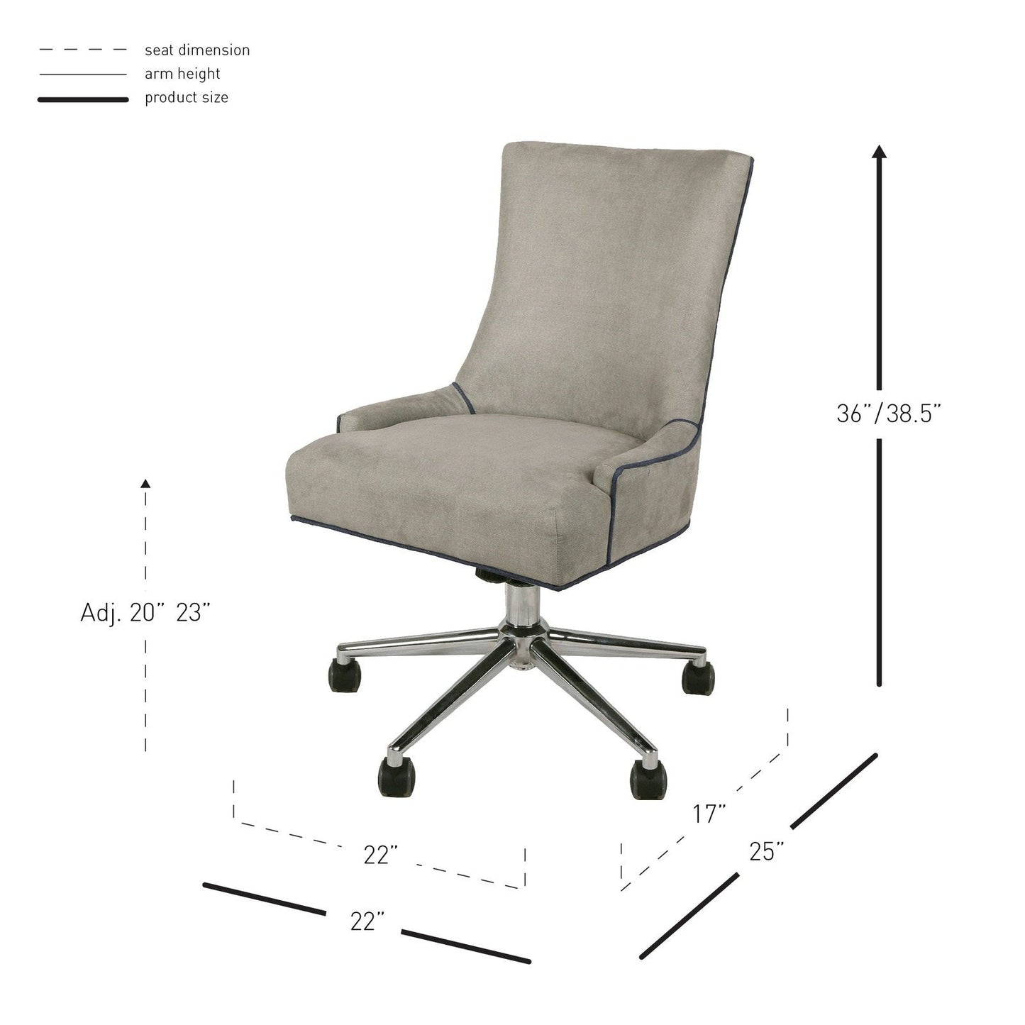 New Pacific Direct Charlotte Office Chair 1900085-158