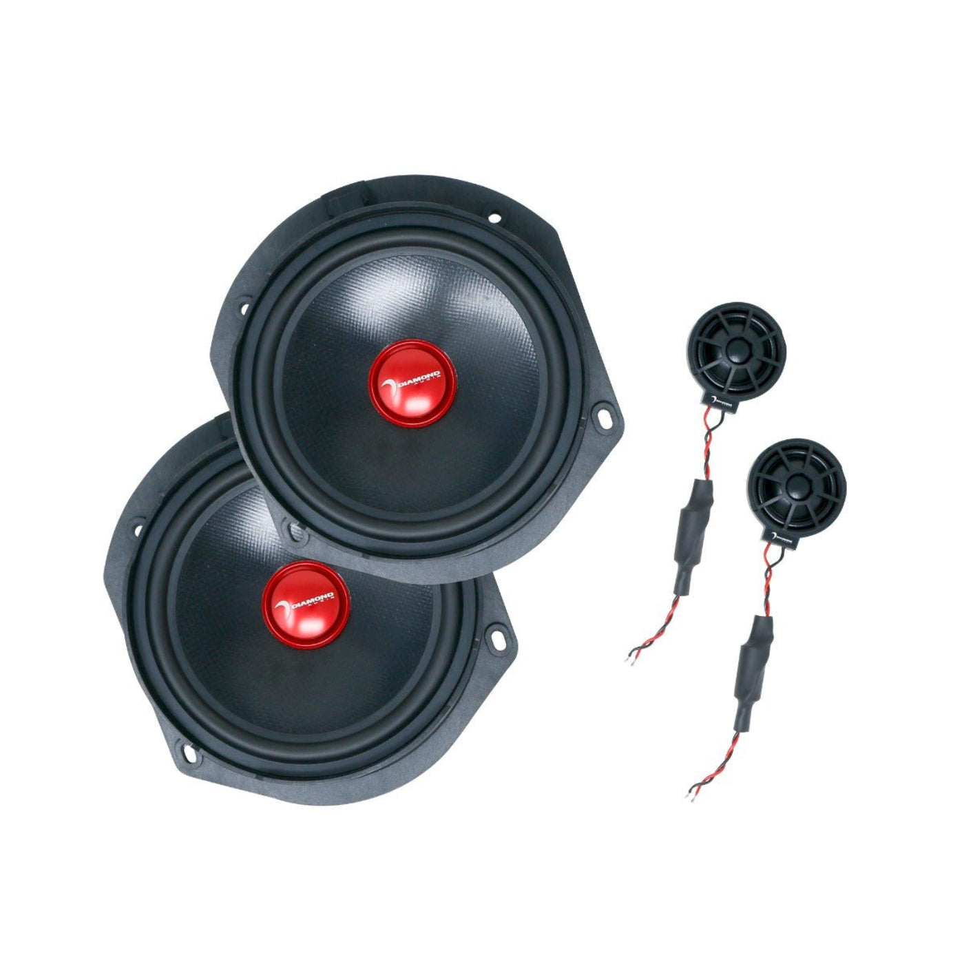 Diamond Audio 6.5" Tesla Model S 2-Way Component Speaker Set (Plug & Play) S-65C